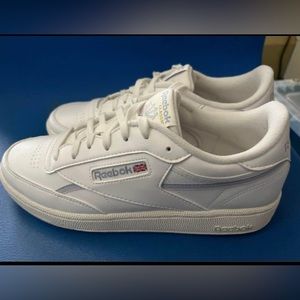 Reebok women sneakers, white, size 10, almost new